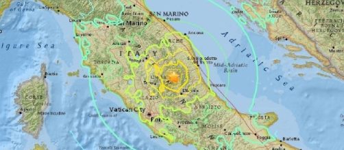sisma 18 gennaio 2017: epicentro tra L'Aquila e Amatrice