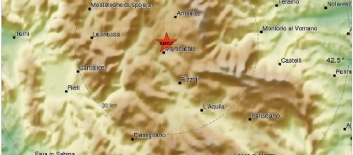 Terremoto magnitudo 5.3 nel Centro Italia, 18/01/2017
