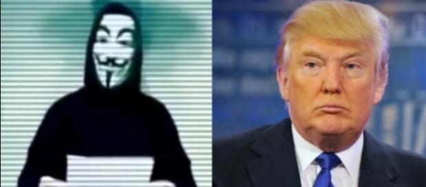 Grupo Anonymous voltou a atacar Trump (Foto: Reprodução/Daily Headlines) Grupo Anonymous voltou a atacar Trump (Foto: Reprodução/Daily Headlines)