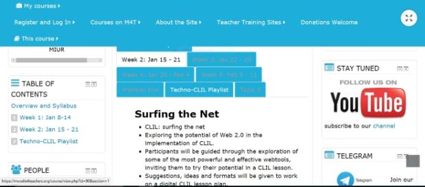 Le attività da svolgere la seconda settimana del corso Clil Le attività da svolgere la seconda settimana del corso Clil