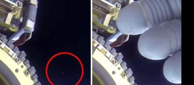 OVNI foi flagrado por câmeras da Estação Espacial Internacional. OVNI foi flagrado por câmeras da Estação Espacial Internacional.
