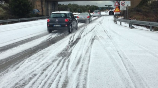 Una foto della strada Lecce- Maglie.