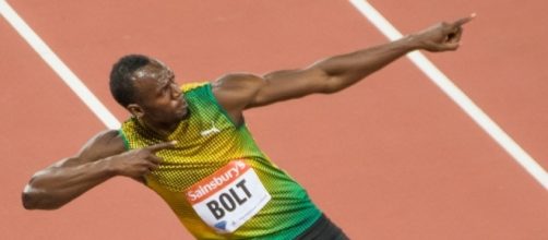 La tipica esultanza di Usain Bolt