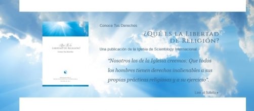 Web www.scientologyreligion.es donde se puede descargar el librito