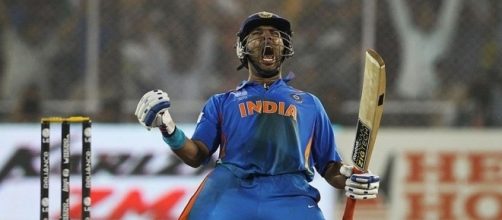 Yuvraj Singh in IND vs ENG 2nd ODI match (Image credits: Twitter.com/rajeventsindia)