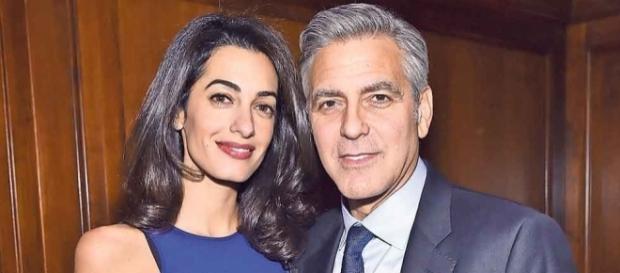 Amal y George esperan mellizos Amal y George esperan mellizos