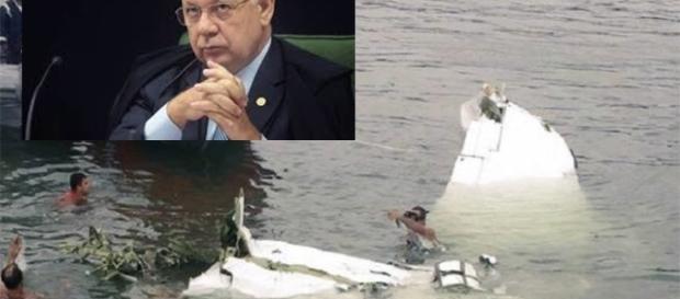 Avião que caiu com ministro estava sendo seguido Avião que caiu com ministro estava sendo seguido