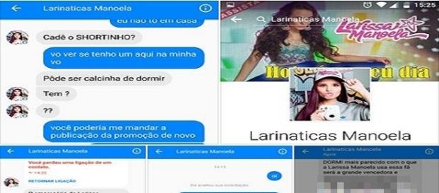Falso fã-clube de Larissa Manoela criado por pedófilo para enganar crianças. Falso fã-clube de Larissa Manoela criado por pedófilo para enganar crianças.