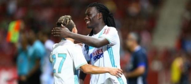 Gomis et Lopez réunit sous le maillot de l'OM. Gomis et Lopez réunit sous le maillot de l'OM.
