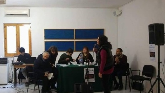 La giuria immortalata in un momento dell'evento