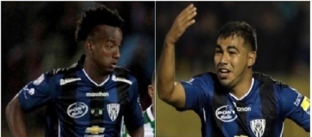 Contratados em 2016, Orejuela (esquerda) e Sornoza se apresentam oficialmente ao Flu na manhã de terça (Foto: Arquivo) Contratados em 2016, Orejuela (esquerda) e Sornoza se apresentam oficialmente ao Flu na manhã de terça (Foto: Arquivo)