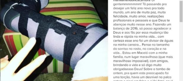 Marília Mendonça deixou uma mensagem para seus fãs no seu perfil do instagran. Marília Mendonça deixou uma mensagem para seus fãs no seu perfil do instagran.