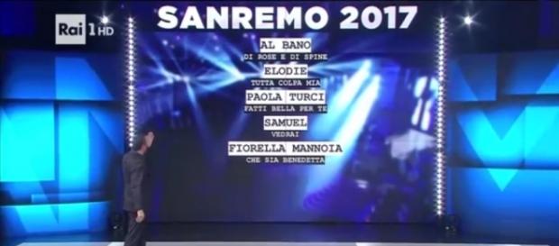 Festival di Sanremo dal 7 all’11 febbraio 2017 Festival di Sanremo dal 7 all’11 febbraio 2017
