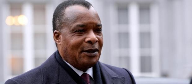 Sassou en arrivant aux Etats Unis Sassou en arrivant aux Etats Unis