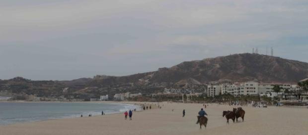 Una de algunas playas cerca de San José del Cabo ante el Pacífico. Una de algunas playas cerca de San José del Cabo ante el Pacífico.