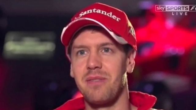 Sebastian Vettel, pilota della Ferrari.