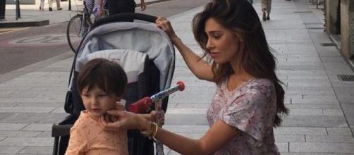 Belen Rodriguez : Belen con il figlio Santiago - Belen e Santiago ... - meltybuzz.it