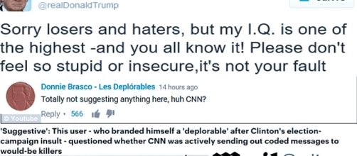 CNN ayant évoqué que le président puisse être tué ce soir, les internautes pour Trump (les déplorables) ont vivement réagi.