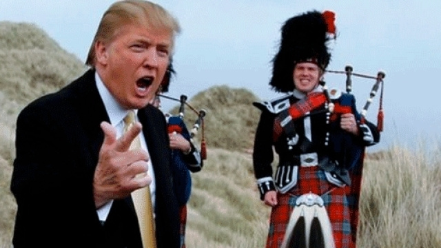 Alex Salmond, ex-premier ministre &eacute;cossais, esp&egrave;re sans trop y croire que la pr&eacute;sidence mettra un peu de jugeote et pond&eacute;ration dans la t&ecirc;te de Trump