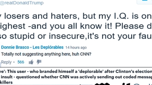 CNN ayant évoqué que le président puisse être tué ce soir, les internautes pour Trump (les déplorables) ont vivement réagi.