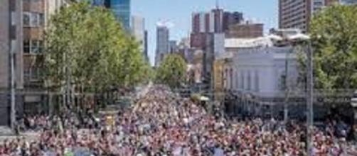 Women march in Australia. Photo Credit: TheGuardian.com