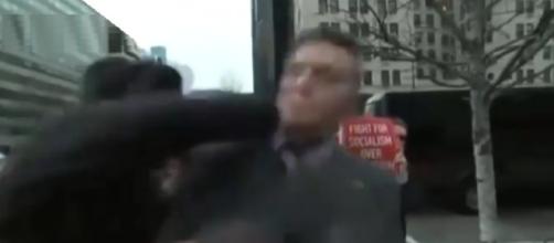 Richard Spencer gets punches in the face, via YouTube