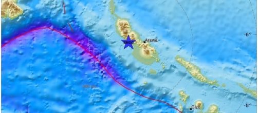 Terremoto magnitudo 8.0 alle Bougainville, 22 Gennaio 2017