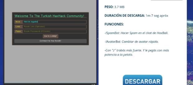 Página de HaxBall White Night para descargar el Mod Página de HaxBall White Night para descargar el Mod