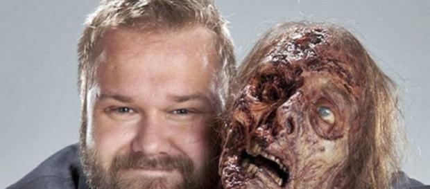 Robert Kirkman e zumbi produzido por Greg Nicotero Robert Kirkman e zumbi produzido por Greg Nicotero