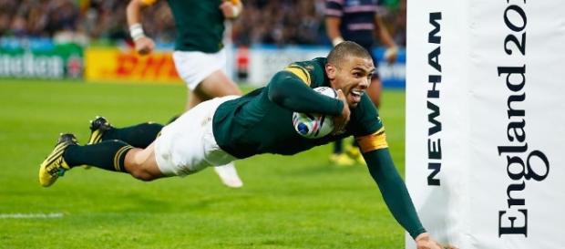 South Africa's Bryan Habana humbled at matching the great Jonah ... - rugbyworldcup.com South Africa's Bryan Habana humbled at matching the great Jonah ... - rugbyworldcup.com