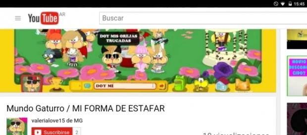 Vídeo de la estafa de Valerialove15 de MG Vídeo de la estafa de Valerialove15 de MG