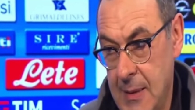 Maurizio Sarri, allenatore del Napoli
