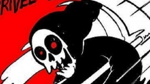 Vignetta Charlie Hebdo sulla tragedia Hotel Rigopiano