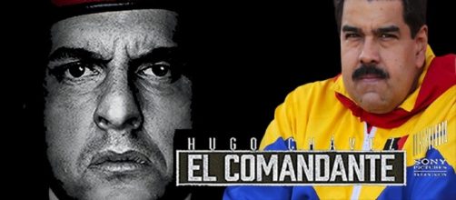 IMAGEN DE TELENOVELA "EL COMANDANTE" Y NICOLAS MADURO