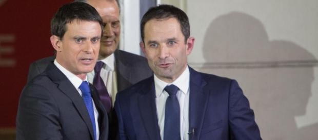 Benoit Hamon en tete devant Manuel Valls Benoit Hamon en tete devant Manuel Valls