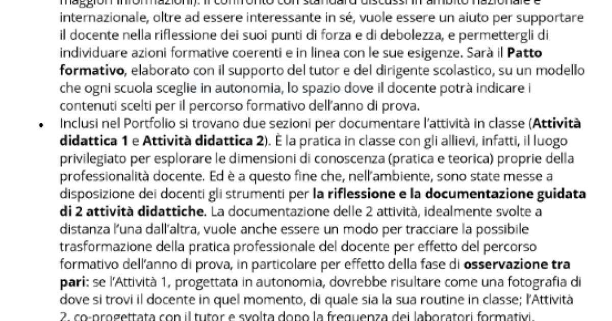 Neoassunti: Dal Bilancio Delle Competenze Al Patto Formativo