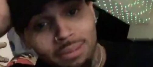Screenshot of Chris Brown, via Snapchat
