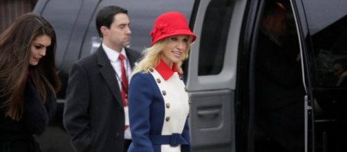 Trump advisor Kellyanne Conway's £3000 Gucci inauguration outfit ... - thesun.co.uk