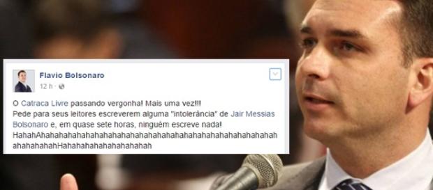 Mesmo tendo uma página muito menor que a do Catraca Livre, a postagem do parlamentar gerou muito mais comentários. Mesmo tendo uma página muito menor que a do Catraca Livre, a postagem do parlamentar gerou muito mais comentários.