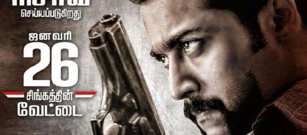 Suriya from 'Singam 3' (Image credits: Twitter.com/Studiogreen) Suriya from 'Singam 3' (Image credits: Twitter.com/Studiogreen)