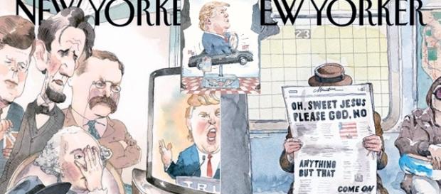 The New Yorker n'a pas toujours ménagé Donald Trump et s'est abstenu de le placer trop souvent en couverture The New Yorker n'a pas toujours ménagé Donald Trump et s'est abstenu de le placer trop souvent en couverture