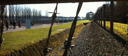 Foto scattata nel campo di sterminio di Dachau in Germania.