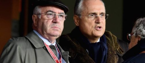 Tavecchio con il presidente della Lazio Lotito