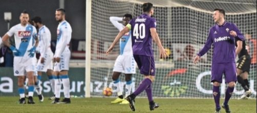 Un immagine di Fiorentina-Napoli 3-3