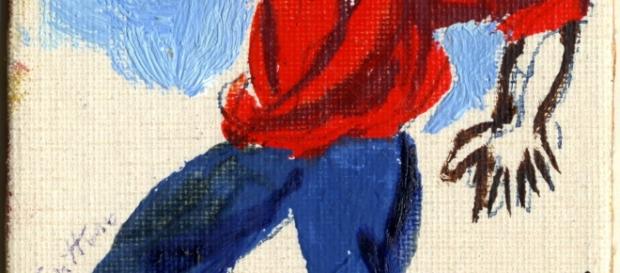 Una carta dipinta da Renato Guttuso Una carta dipinta da Renato Guttuso