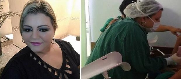 Vítima foi encaminhada para o hospital onde trabalhava, no Rio Vítima foi encaminhada para o hospital onde trabalhava, no Rio