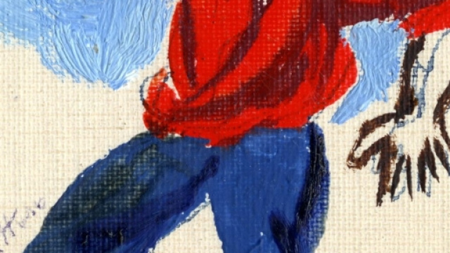 Una carta dipinta da Renato Guttuso