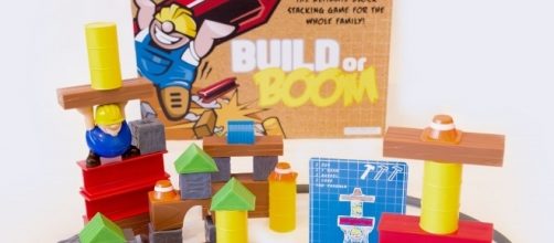 'Build or BOOM' is Tanner Yarro's latest invention. / Photo via Lisa Orman, KidStuff PR. Used with permission.
