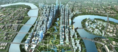 Eco City Tianjin, China. Terminará su construcción en 2020