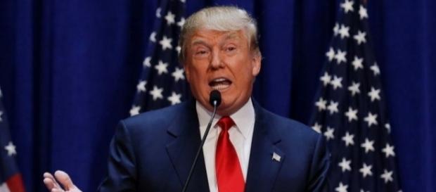 Donald Trump em um de seus discursos eleitorais Donald Trump em um de seus discursos eleitorais